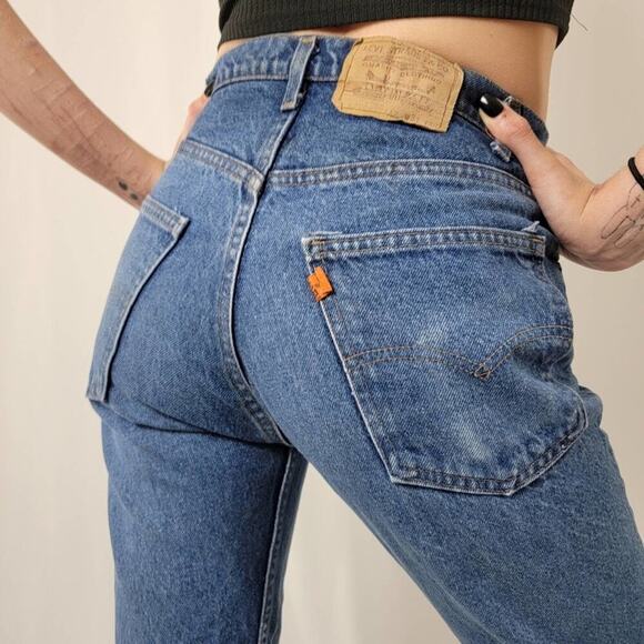Rare Vintage 1983 Levis 20505 0217 Orange Tab Mom Jeans - Picture 6 of 9